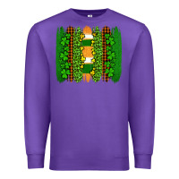 Purple st patricks  brushstrokes Premium Sweatshirt - AdoDesignShop