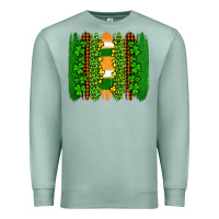 Seafoam st patricks  brushstrokes Premium Sweatshirt - AdoDesignShop