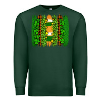 Sports Green st patricks  brushstrokes Premium Sweatshirt - AdoDesignShop