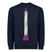 Navy manicure file Heavyweight Sweatshirt - BarkalooDesign