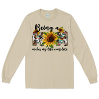 Mushroom Being a mom makes my life complete Mother's Day Long Sleeve Tee - FaDigitalArtStudio