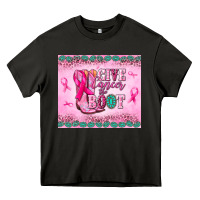 Asphalt Give Cancer the boot Heavy Core Tee - NancyCooperArtShop