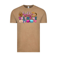 Vintage Coffee hello valentine Vintage Tee - OliviaCreatesArt