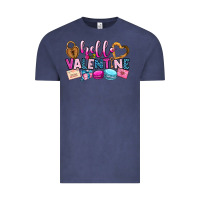Vintage Denim hello valentine Vintage Tee - OliviaCreatesArt