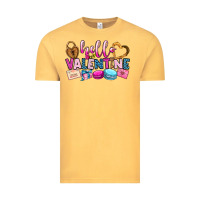 Vintage Mustard hello valentine Vintage Tee - OliviaCreatesArt
