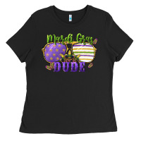 Black mardi gras dude Ladies Tee - CowGirlArtShop