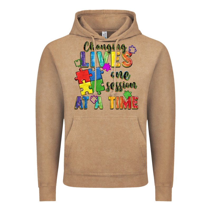 Changing Lives One Session At A Time Vintage Hoodie by FaDigitalArtStudio | Teevron