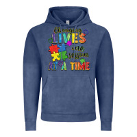 Vintage Denim Changing lives one session at a time Vintage Hoodie - FaDigitalArtStudio