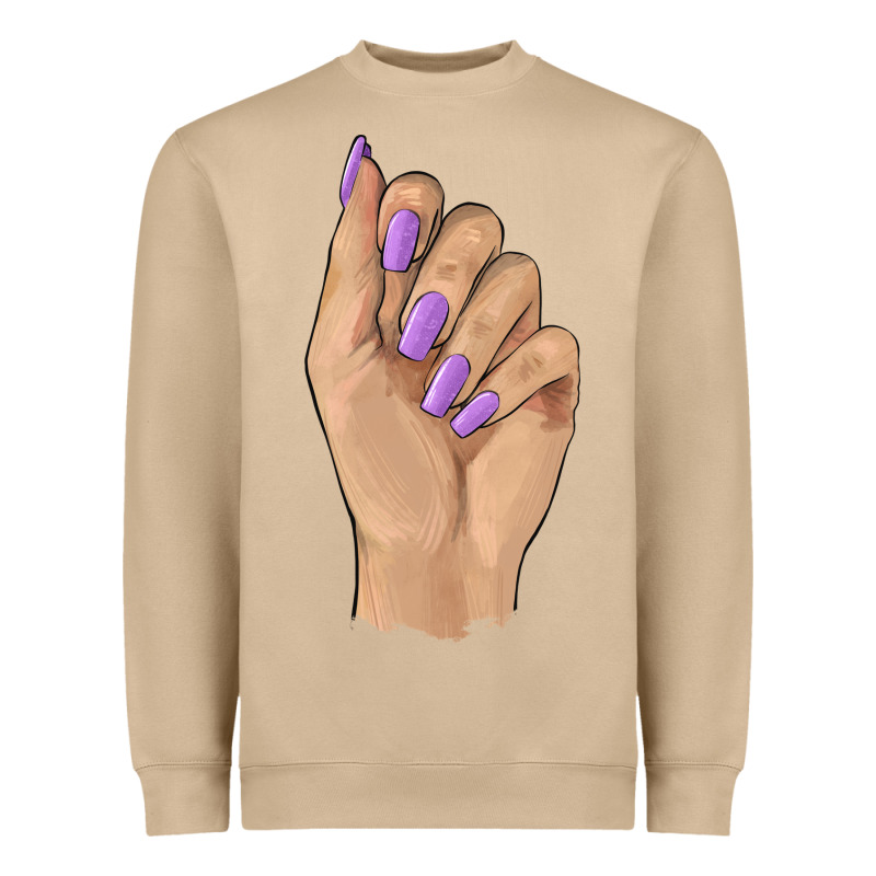 Nail Heavyweight Sweatshirt by BarkalooDesign | Teevron
