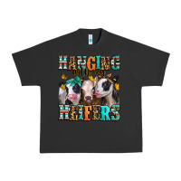 Pigment Black hanging with my heifers Urban Heavy Tee - Jasminsmagicworld