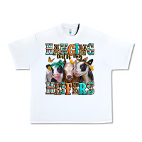 White hanging with my heifers Urban Heavy Tee - Jasminsmagicworld