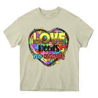 Mossy love needs no words Heavy Core Tee - NancyCooperArtShop