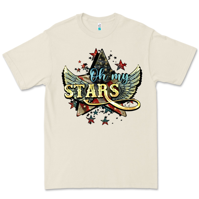 Oh My Stars America Wings 4th Of July Premium Tee by HowdyJamesFarm | Teevron