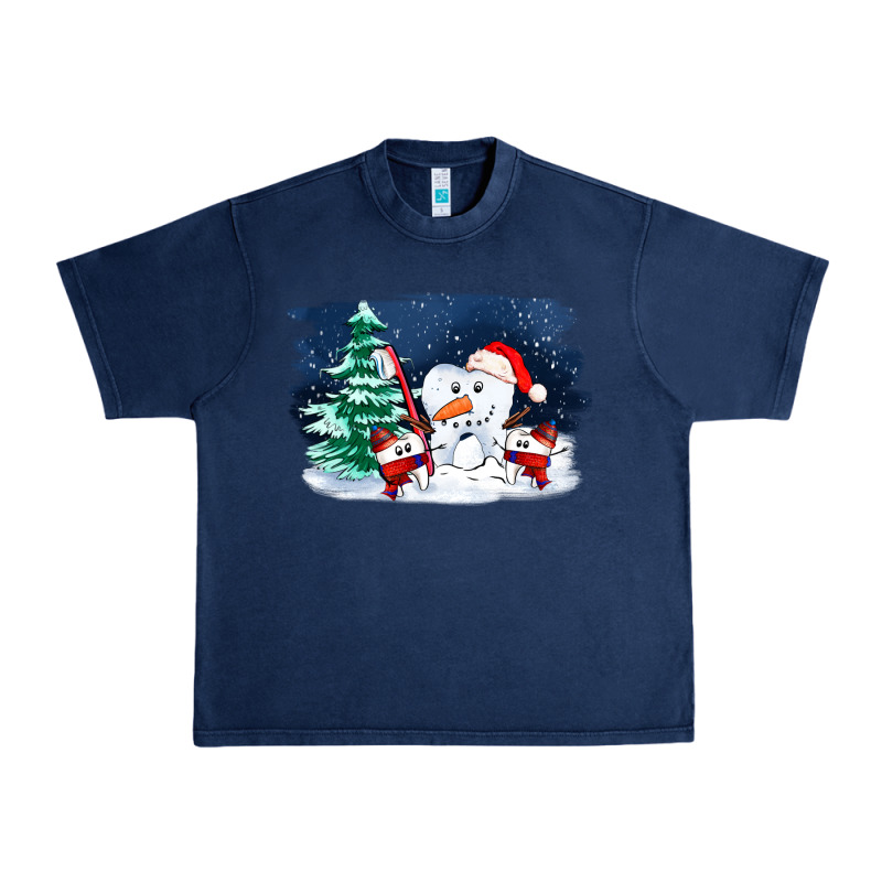Teeth Snow Party Costom Ado Urban Heavy Tee by OliviaCreatesArt | Teevron