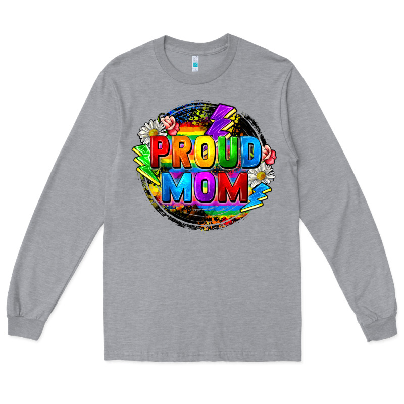 Proud Mom Lgbtq+ Mother's Day Long Sleeve Tee by FaDigitalArtStudio | Teevron