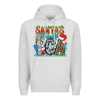 Dove Grey Santas Favorite PCA Patient Care Assistant Premium Hoodie - CowhideDigitalArt
