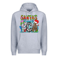 Heather Grey Santas Favorite PCA Patient Care Assistant Premium Hoodie - CowhideDigitalArt