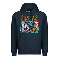 Navy Santas Favorite PCA Patient Care Assistant Premium Hoodie - CowhideDigitalArt