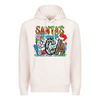 Pale Pink Santas Favorite PCA Patient Care Assistant Premium Hoodie - CowhideDigitalArt