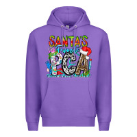 Purple Santas Favorite PCA Patient Care Assistant Premium Hoodie - CowhideDigitalArt