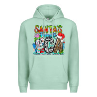 Seafoam Santas Favorite PCA Patient Care Assistant Premium Hoodie - CowhideDigitalArt