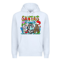 White Santas Favorite PCA Patient Care Assistant Premium Hoodie - CowhideDigitalArt