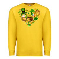 Lemon St Patricks heart Premium Sweatshirt - AdoDesignShop