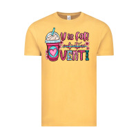 Vintage Mustard v is for valentine venti coffee cup Vintage Tee - OliviaCreatesArt