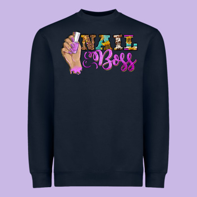 Nail Boss Heavyweight Sweatshirt Designed By Barkaloodesign