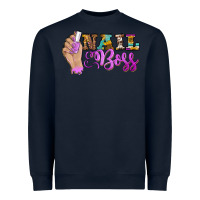 Navy nail boss Heavyweight Sweatshirt - BarkalooDesign