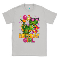Moon Dust 3rd birthday girl t rex pink Classic Tee - CowGirlArtShop