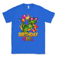 True Royal 3rd birthday girl t rex pink Classic Tee - CowGirlArtShop