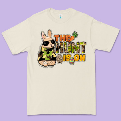 The Hunt Is On Easter Day Premium Tee Designed By Howdyjamesfarm