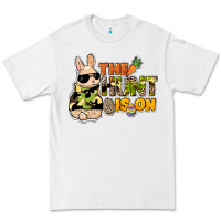 White The hunt is on Easter Day Premium Tee - HowdyJamesFarm