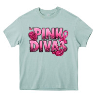 Arona Pink Divas Breast Cancer Heavy Core Tee - NancyCooperArtShop