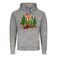 Cloud Rock camping cold drink frappe Vintage Hoodie - FaDigitalArtStudio