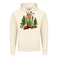 Vintage Artic camping cold drink frappe Vintage Hoodie - FaDigitalArtStudio