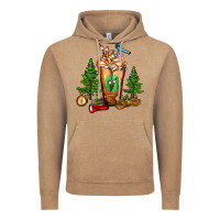 Vintage Coffee camping cold drink frappe Vintage Hoodie - FaDigitalArtStudio