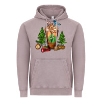 Vintage Zinc camping cold drink frappe Vintage Hoodie - FaDigitalArtStudio