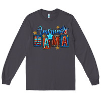Smoke American mama 4th of july Long Sleeve Tee - FaDigitalArtStudio