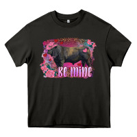 Asphalt be mine black angus bull Heavy Core Tee - RanaPortraitStore