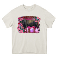 Cream be mine black angus bull Heavy Core Tee - RanaPortraitStore