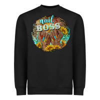 Black nail boss Heavyweight Sweatshirt - BarkalooDesign