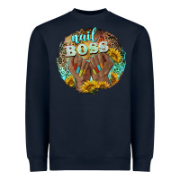 Navy nail boss Heavyweight Sweatshirt - BarkalooDesign