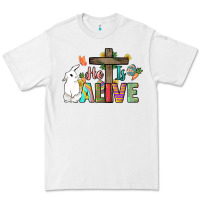 White He is alive Easter Day Premium Tee - HowdyJamesFarm