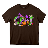 Chocolate Brown Halloween CPHT Pharmacy Technician Heavy Core Tee - texasbilliewilder