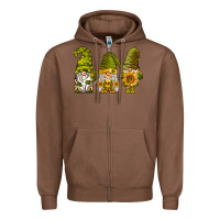 Chestnut sunflower gnomies Zipper Hoodie - BarkalooDesign
