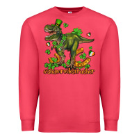 Cardinal shamrockscrusher t rex and horseshoe Premium Sweatshirt - AdoDesignShop