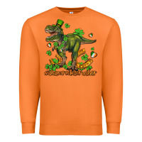 Carrot shamrockscrusher t rex and horseshoe Premium Sweatshirt - AdoDesignShop