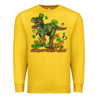 Lemon shamrockscrusher t rex and horseshoe Premium Sweatshirt - AdoDesignShop